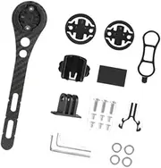 ａ aternee Mountain Bike Computer Mount Camera Holder Carbon Fiber Bracket Adjustable Bike Stopwatch Holder for Mountain Road Bicycles