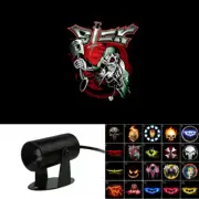 Sick Skull Logo Motorcycle Laser LED Light Projector