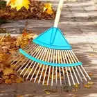 Garden Rake Head Leaf Rake Head Agriculture Heavy Duty Backyard Metal Gardening