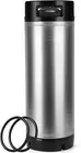 New 5 Gallon Ball Lock Keg, Stainless Steel Corny Keg with Ball Lock Post, Porta