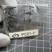 100 Sets Silver 7mm Watch Hands for Epson Hattori PC21 Quartz Watch Movement