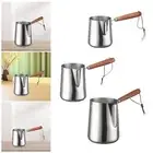 Turkish Warmer Coffee Pot Coffee Milk Frother Cup for Kitchen Cafe Household