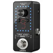 LEKATO Looper Station Guitar Mini Effect Pedal 9 Waves Loop Effect 40 Min Record