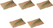 Set of 5 Akashino Nagashi Grilled Dishes [8.7 x 5.5 x 0.8 inches (22 x 14 x 2 cm) | Setomonohonpo