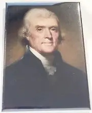 Thomas Jefferson Portrait MAGNET 2" x 3" Refrigerator Locker presidents USA