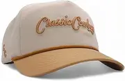 [Classic Cowboy] The Lambert Adjustable Snapback Hat Khaki/Tan