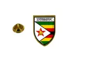 pins pin's flag national badge backpack hat shield world zimbabwe