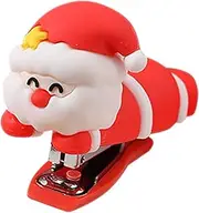 DIYEAH Santa Stapler Mini Office Supply Kit Stapler Bulk Mini Office Supplies Red Silica Gel