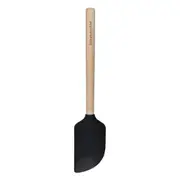 KitchenAid 30cm Scraper Spatula Maple Wood Silicone Cooking/Baking Utensil Tool
