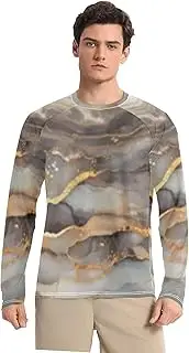 [Caihoyu] Shirts Summer UPF 50+ Quick Drying Elasticity Mens Sun Shirts Protection Long Sleeve Outdoors