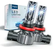 Sinoparcel H8/H11 LED Fog Light Bulbs and H11 Low Beam LED Headlight Bulb - All in One Fanless - Halogen Replacement - Pack of 2
