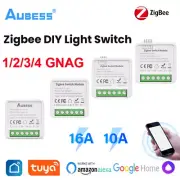 Tuya Mini Smart Switch Module Zigbee 1/2/3/4 Gang 2 Way Control DIY Breaker Smar