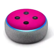 Vinyl Decal Skin for Amazon Echo Dot 3rd Gen - Hot Pink