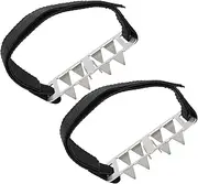 [COLLBATH] 1 Pair Stainless Steel Crampons Spikes Crampons Ice Shoes Grippers Anti- Shoe Cover Boots Crampons Snowfield Shoes Cover Shoe Spikes 201 Stainless Steel Snow Shoes Child Snow Boots