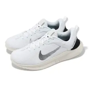 Nike 慢跑鞋 Wmns Flex Experience RN 12 女鞋 白 銀 緩震 運動鞋 DV0746-101