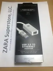 Platinum- USB 3.0-to-Gigabit Ethernet Adapter - Gray PT-PU3GEA