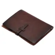 PU Leather Journal, 1 Pcs A5 Refillable Notebook with Buckle for Business, Red
