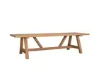 Stalwart Teak Trestle Dining Table 300cm