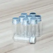 4ML Essential Vials Crafts Aluminum Tiny Glass Bottles Mini DIY 20-200PCS Candy