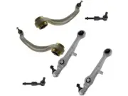 Front Control Arm and Tie Rod End Kit For 2003-2009 Audi A4 2007 2005 PG587ZV (for: Audi)