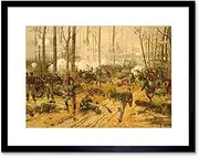 War American Civil Battle Shiloh USA Framed Wall Art Print