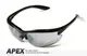 【【蘋果戶外】】APEX 610 黑 台製 polarized 抗UV400 寶麗來偏光鏡片 運動型太陽眼鏡 可加購近視鏡框 附原廠盒、擦拭布(袋)