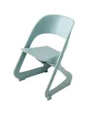 [Artiss] Stackable Plastic Outdoor Dining Chairs x4 in Blue