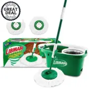 Microfiber Tornado Wet Spin Mop and Bucket Floor Cleaning System with 2 Refills