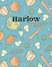 Harlow: Weekly Menu Planner & Grocery ListMeal Planner Notebook With Grocery List Weekly