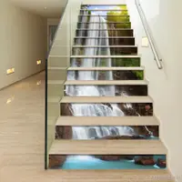 在飛比找蝦皮商城精選優惠-防水瓷磚貼  臺階地貼 加厚耐磨樓梯貼 樓梯貼 創意家居樓梯