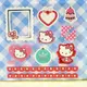 【震撼精品百貨】Hello Kitty 凱蒂貓~KITTY貼紙-閃亮紅線