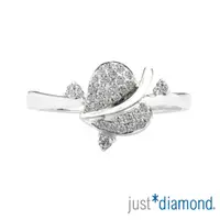 在飛比找誠品線上優惠-【Just Diamond】18K金鑽石戒指-翩然飛揚(尾戒