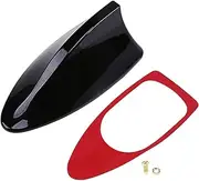 ACAECMGGFP Car Radio Antenna Auto FM/AM Reception Signal Enhancement Aerial Shark Fin Roof Decoration Compatible with BMW Compatible with Mini Compatible with Citroen C3 C4 Antenna(Dark Grey)