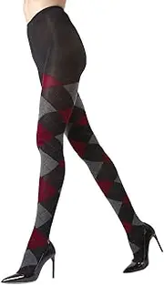Campbell Argyle Sweater Tights | Hosiery - Pantyhose | MeMoi