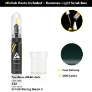 Touch Up Paint For Bmw All Models B22 British Racing Green Ii With Polish Paste