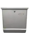 BURG-WÄCHTER 'Comfort Set' Letter Box w/ Newspaper Box *Silver* NOS