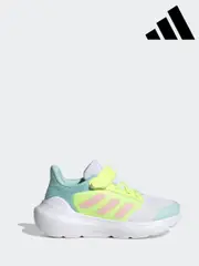 adidas White Tensaur Run 3.0 EL C Trainers (AR8392) | $65