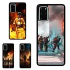 For Samsung Galaxy Z Fold Flip 3 4 5 6 TPU Cases heroic firefighters combat fire