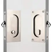 Madinoz Flush Csl29 Cavity Sliding Lock Rectangular Privacy - Silver 140Mm L X