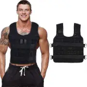 Adjustable 30kg Exercise Weight Vest for Boxing, Running, and Weight Training
