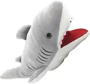 Kisangel Shark Hand Puppet Plush Toy Interactive Cartoon Animal Puppet for Storytelling Role Educational Toy