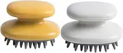 GANAZONO 2Pcs Scalp Shampoo Brush Hair Scalp Massager Shower Scrubber for Dry and Wet Use Gentle Exfoliating Comb for Smooth Hair and Scalp Care for Long Nails