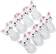 [BUTIFULSIC] 8pcs Cute Cat Food Sealing Clips Multi-Purpose Snack Bag Clips for Home Office for Chips Bread and Other Food Storage