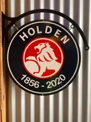 HOLDEN 1856 2020 HUGE METAL SIGN WITH HANGER DOUBLE SIDED BAR MAN CAVE