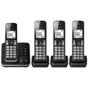 Panasonic Cordless Phone KX-TGD324ALB 4 Handsets