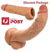Male Cock-Girth-Enlarger-Enhancer-Penis-Extension-Extender-Sheath-Sleeve Men