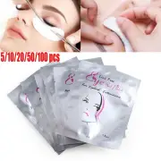 Lashes Salon Lint Free Under Eye Gel Pads Eyelashes Extension Eye Paper Patches