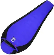 Down Sleeping Bags Outdoor Individual Can be Stitched Duck Down Sleeping Bag Ultra-Light Thicker, Blue