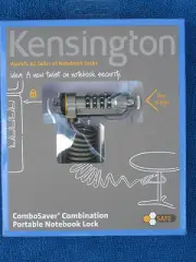 NEW IN BOX! KENSINGTON COMBOSAVER COMBINATION PORTABLE LAPTOP LOCK - 3" TO 6'