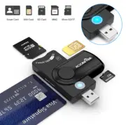 USB2.0 tax return IC smart card reader SD TF SIM card multi function card reader